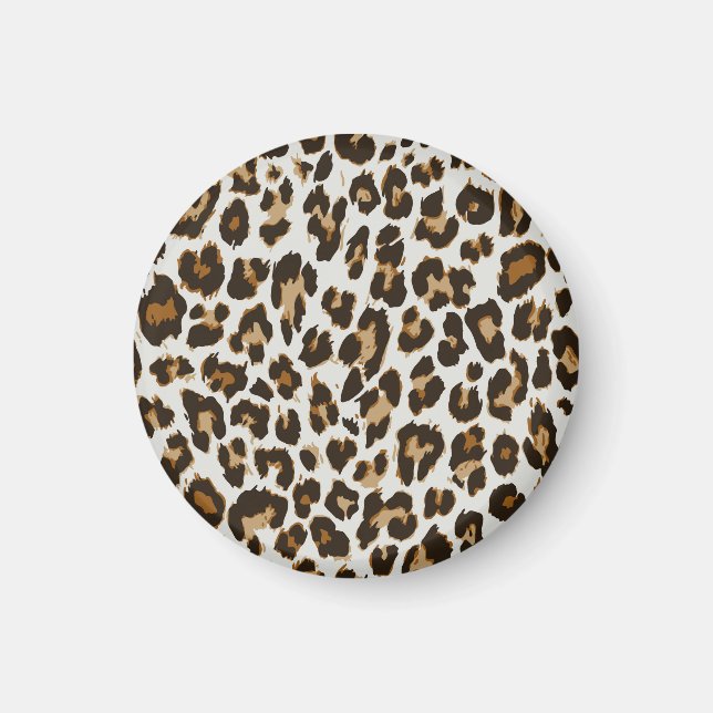 Imã Pele-Leopardo: Textura sem Semente Vintage (Frente)