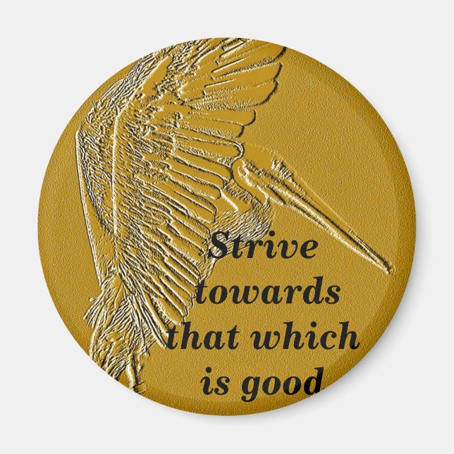 Imã Pelicanos Dourados_ (Frente)