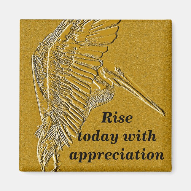 Imã Pelicanos Dourados_ (Frente)