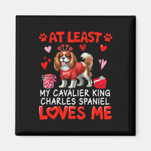 Imã Pelo Menos Cavalier King Charles Spaniel Me Ama V