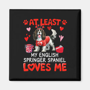 Imã Pelo Menos English Springer Spaniel Me Ama Valent