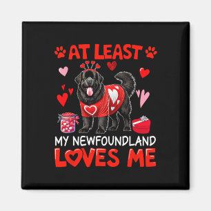 Imã Pelo Menos Meu Newfoundland Me Ama no Dia dos Namo