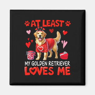 Imã Pelo Menos Meu Retriever de Ouro Me Ama no Dia dos