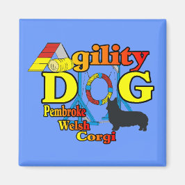 Imã Pembroke Welsh Corgi Agilidade Shirts Dons