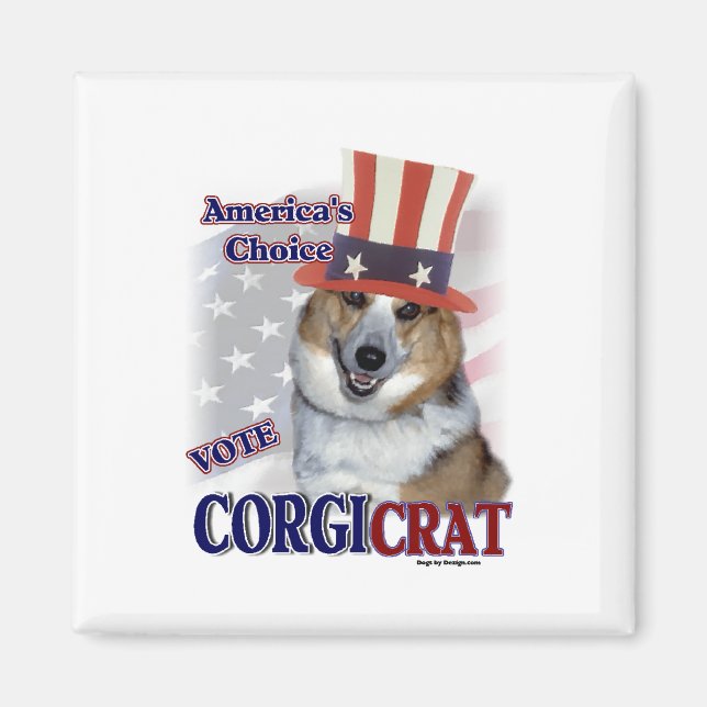 Imã Pembroke Welsh Corgi Gifts (Frente)