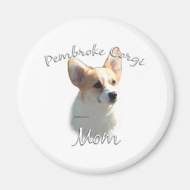 Imã Pembroke Welsh Corgi Mãe 2 (Frente)