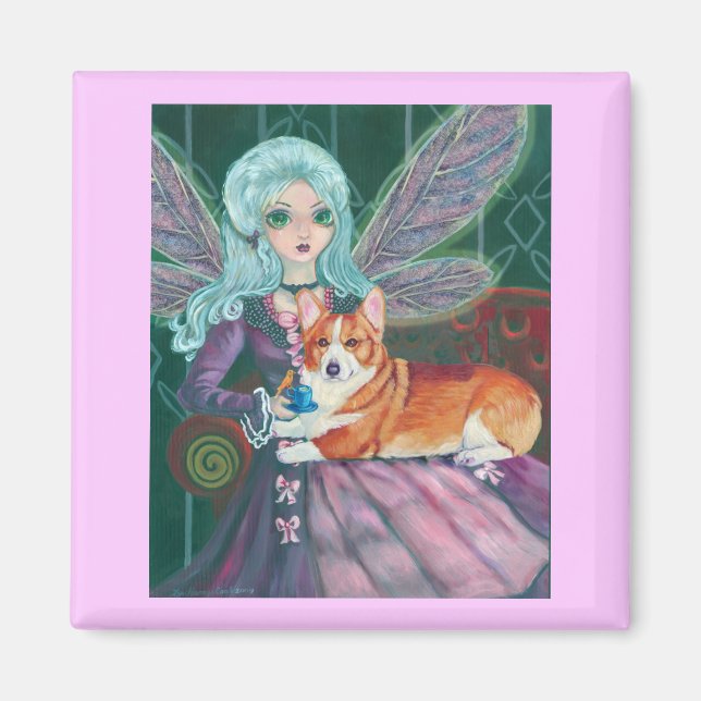 Imã Pembroke Welsh Corgi Magnets (Frente)