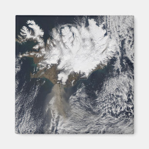 Imã Pena da cinza do vulcão de Eyjafjallajokull,