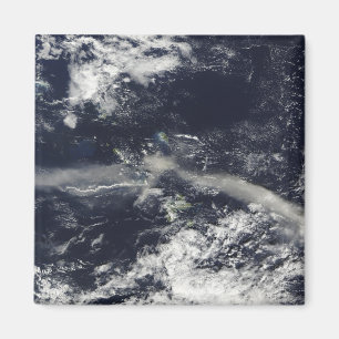 Imã Pena das colinas de Soufriere, Montserrat da cinza