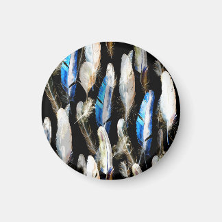 Imã Penas de Aquarela de Voo: Fundo sem costura