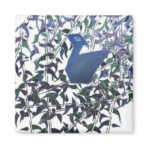 PENAS DO AMOR ETERNO PEACOCK MAGNET