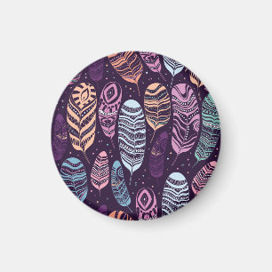 Imã Penas étnicas: padrão preto e branco