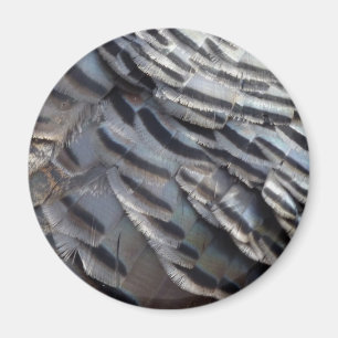 Imã Penas Turcas Selvagens II Abstrato Nature Design