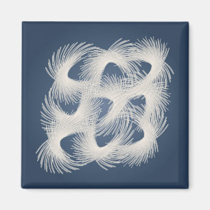 Imã Penas voadoras brancas