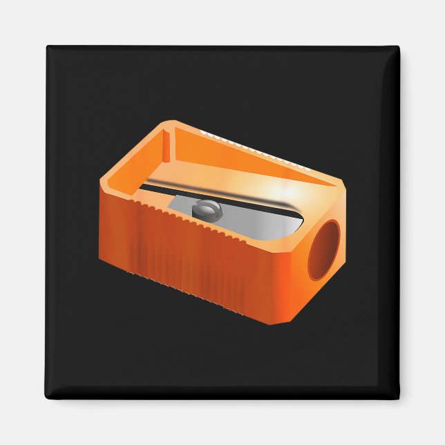 Imã Pencil Sharpener Funny Office School Supplies Cost (Frente)