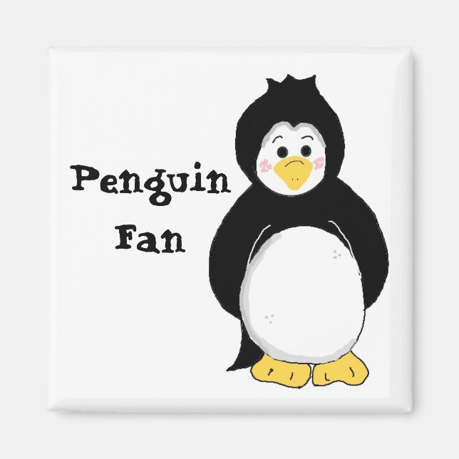 Imã Penguin Fan (Frente)