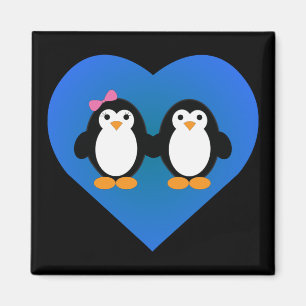 Imã Penguin Love