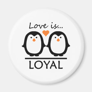 Imã Penguin Love