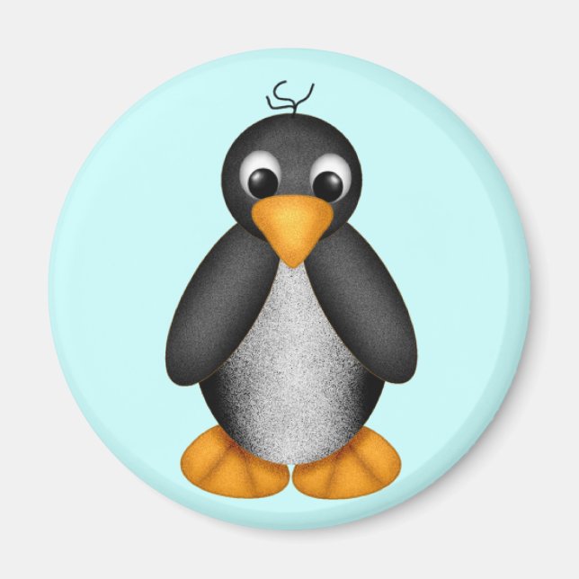 Imã Penguin Magnet (Frente)