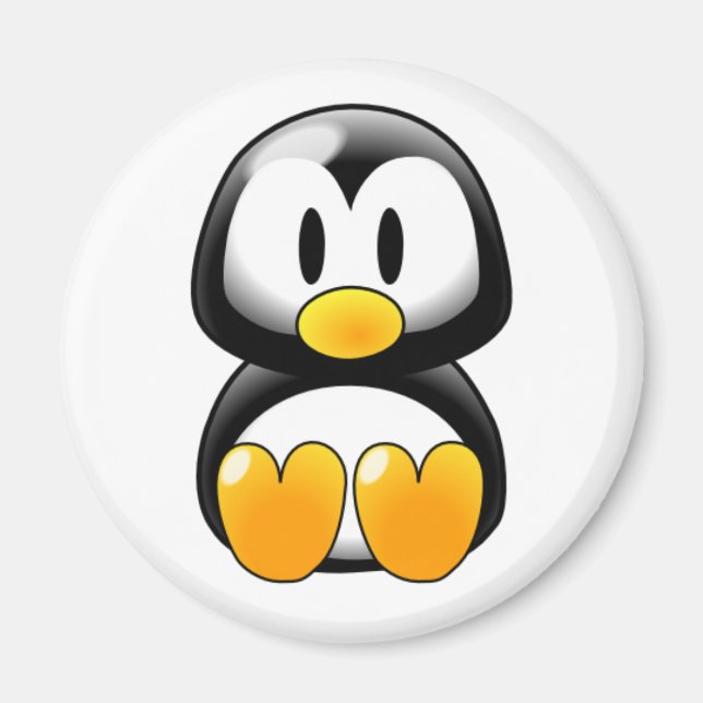 Imã Penguin Magnet (Frente)