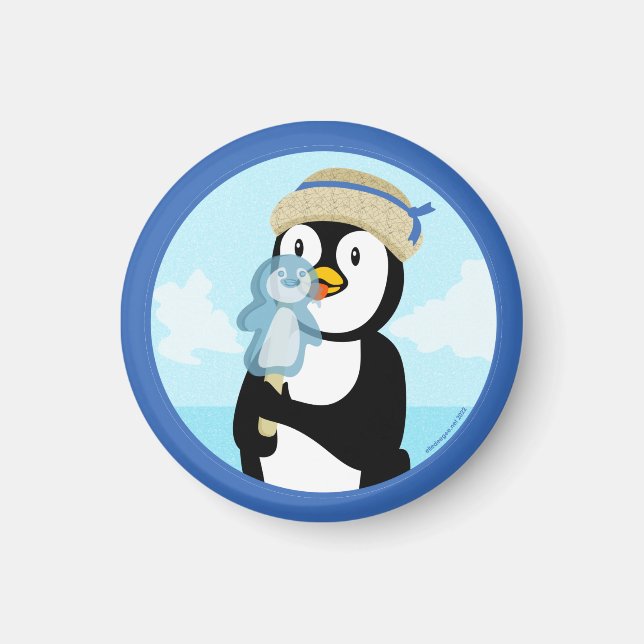 Imã Penguin Popsicle (Frente)