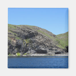 Imã Penhascos do Rosto de Dragão Arte Paisagística Fan