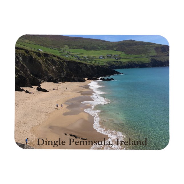 Ímã Península de Coumeenoole Beach Dingle, Irlanda (Horizontal)