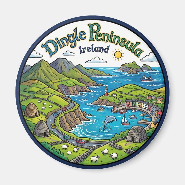 Imã Península de Dingle Irlanda (Frente)