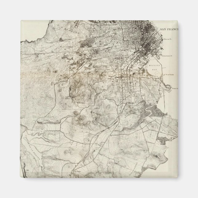 Imã Península de São Francisco (Frente)