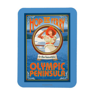 Ímã Península olimpiadas, WashingtonSalte o Ferry