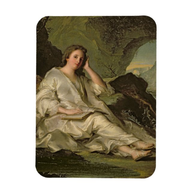 Ímã Penitent Magdalene (óleo na canvas) (Vertical)