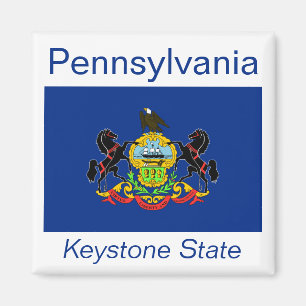 Imã Pennsylvania Flag Magnet