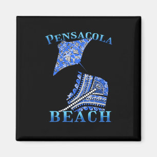 Imã Pensacola Beach Flórida Tribal Stingray