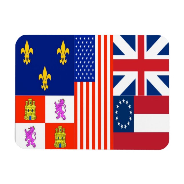 Ímã Pensacola Flag (Horizontal)