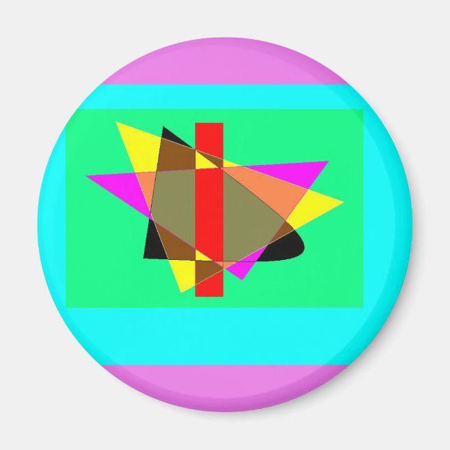 Imã Pensamento Geométrico... Jogar... Íman (Frente)