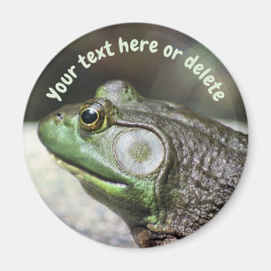 Imã Pensamentos de Rã-Touro Natureza Personalizada