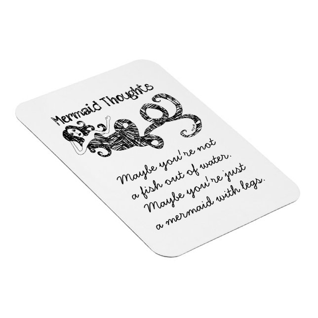 Ímã Pensamentos Sereias: Peixe Fora De Água (Lado Direito)