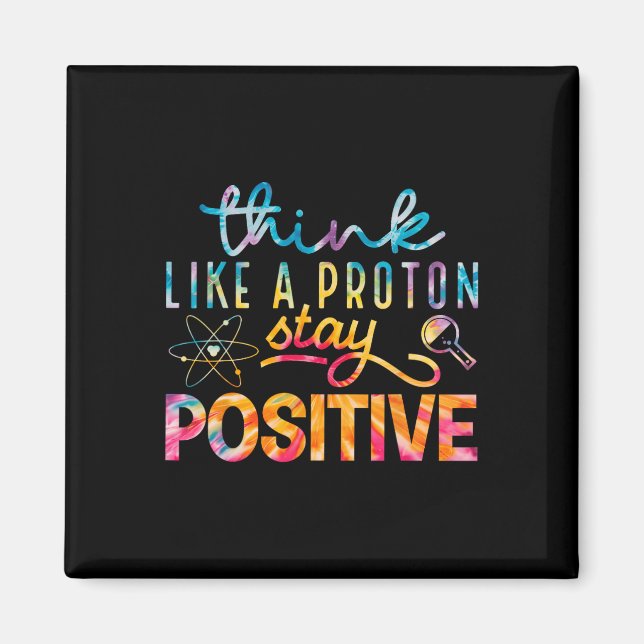 Imã Pense Como Um Próton Fique Positivo Tabela Periódi (Frente)
