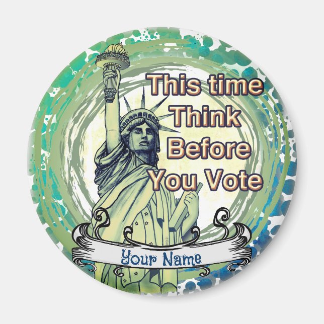 Imã Pense em liberdade (Frente)