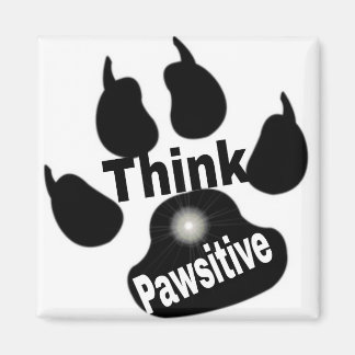 Imã Pense em magneta Pawsitive/pet