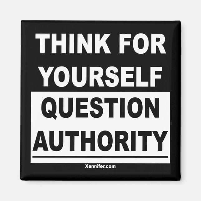 Imã Pense em seu próprio ímã (Frente)