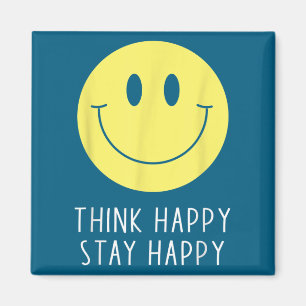 Imã Pense Feliz Fique Feliz Citação de Motivação Amare
