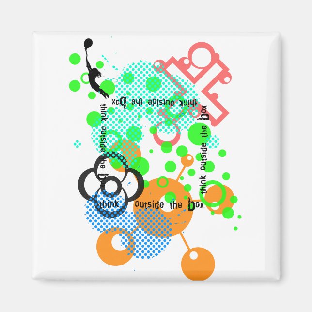 Imã pense fora da caixa (Frente)