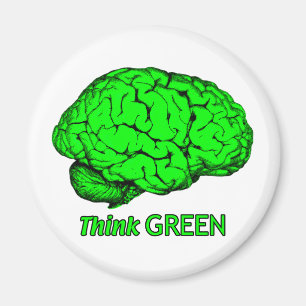 Imã Pense verde