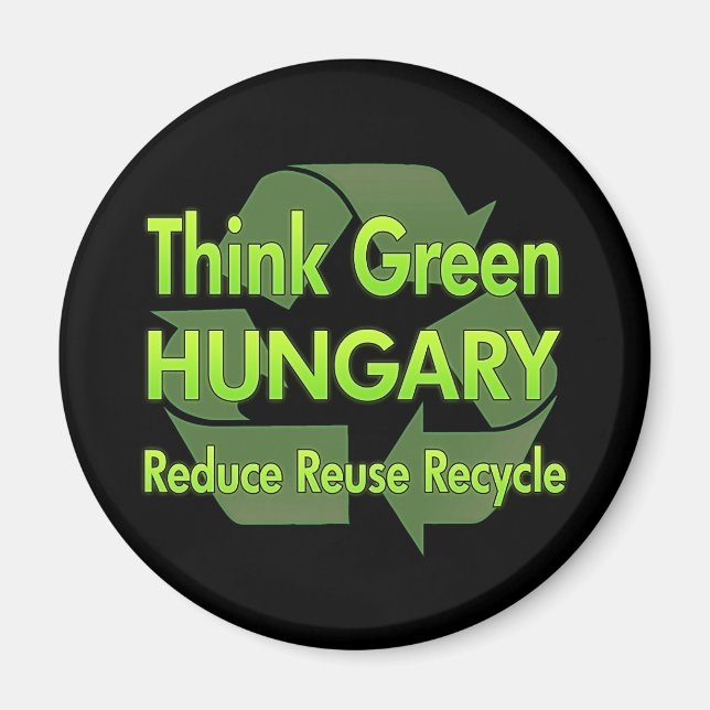 Imã Pense verde da Hungria (Frente)