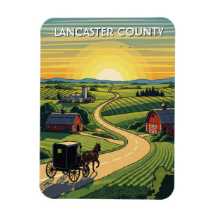 Ímã Pensilvânia Lancaster County Viagem