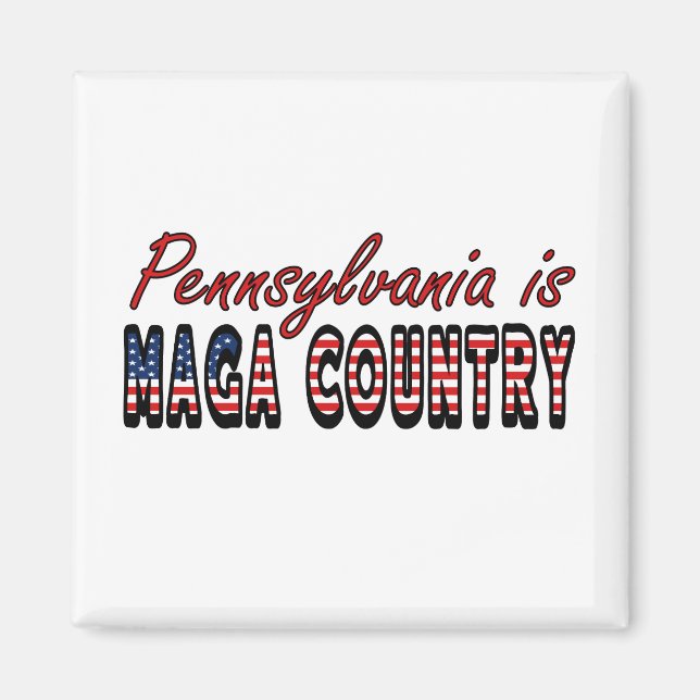 Imã Pensilvânia: MAGA Country Trump Hat (Frente)
