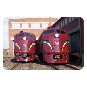 Ímã Pensilvânia Railroad E-8a,s (JTFS) 5809 e 5711