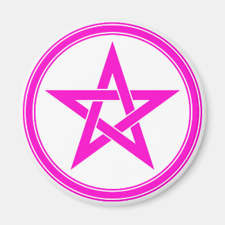 Imã pentáculo rosa