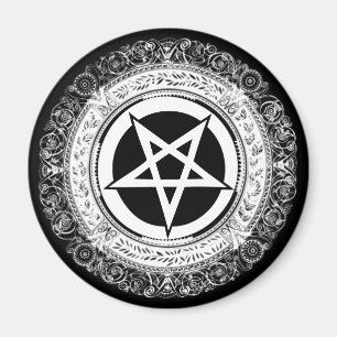 Imã Pentagram ornamentado